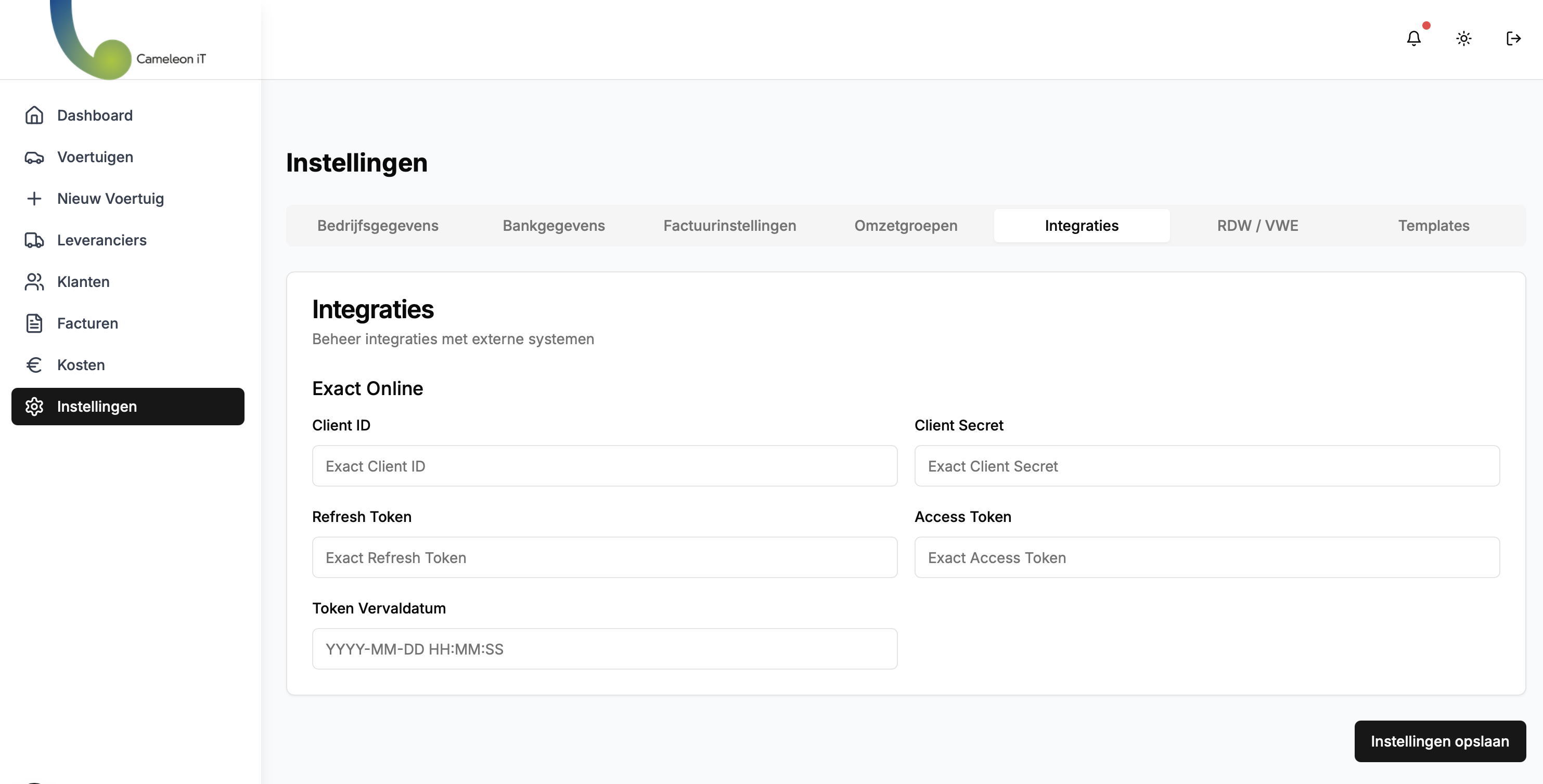 Integratie overzicht met verschillende automotive systemen